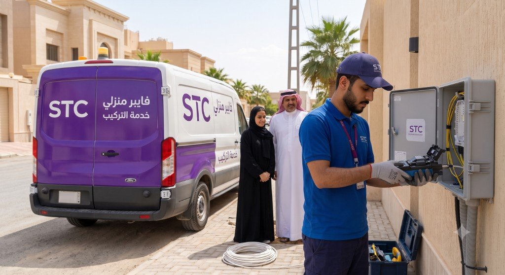 فايبر STC - فريق التركيب